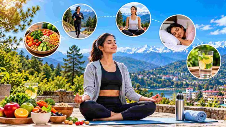स्वस्थ जीवनशैली के लिए व्यायाम, संतुलित खानपान और दैनिक आदतें