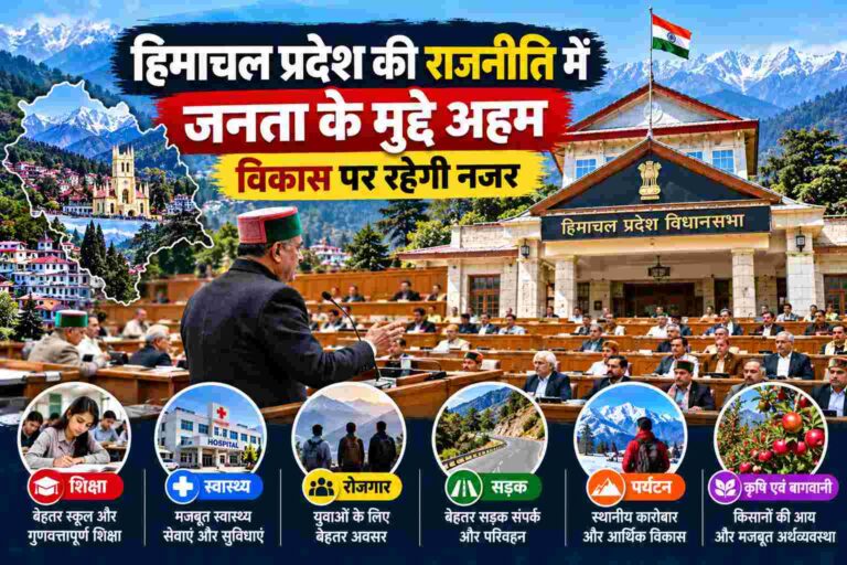 Himachal Pradesh politics, Vidhan Sabha, public issues and development priorities